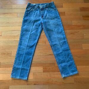 Stetson 34x34 Jeans Blue EUC 1520 Standard Straight Leg Medium Wash Denim